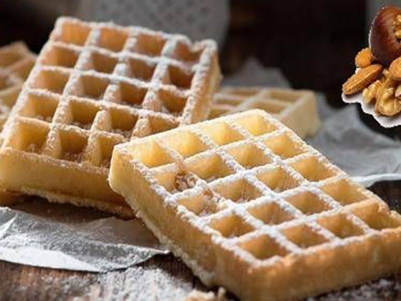 Nutella Chocolate With Nuts Waffle