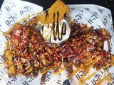 Waffle sticks mix sauce