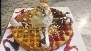 Mix Sauces Waffle