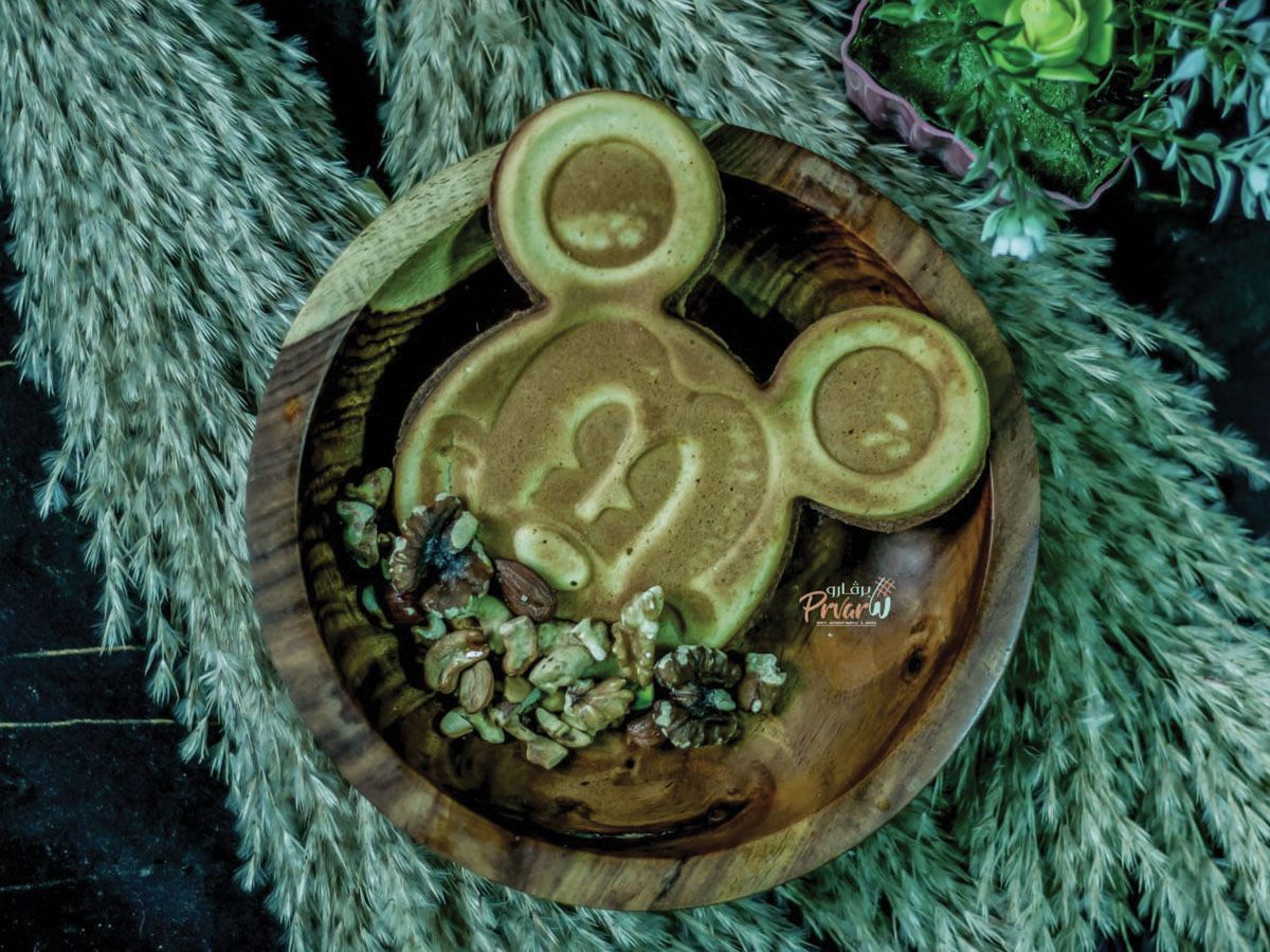 Basic Mickey Mouse waffle