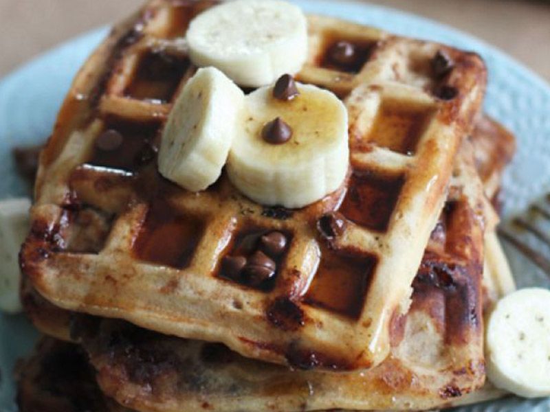 Nutella With Nuts Waffle