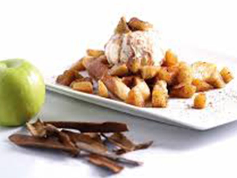 Nutella With Apple Waffle