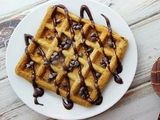 Nutella Chocolate With Hazelnut Waffle