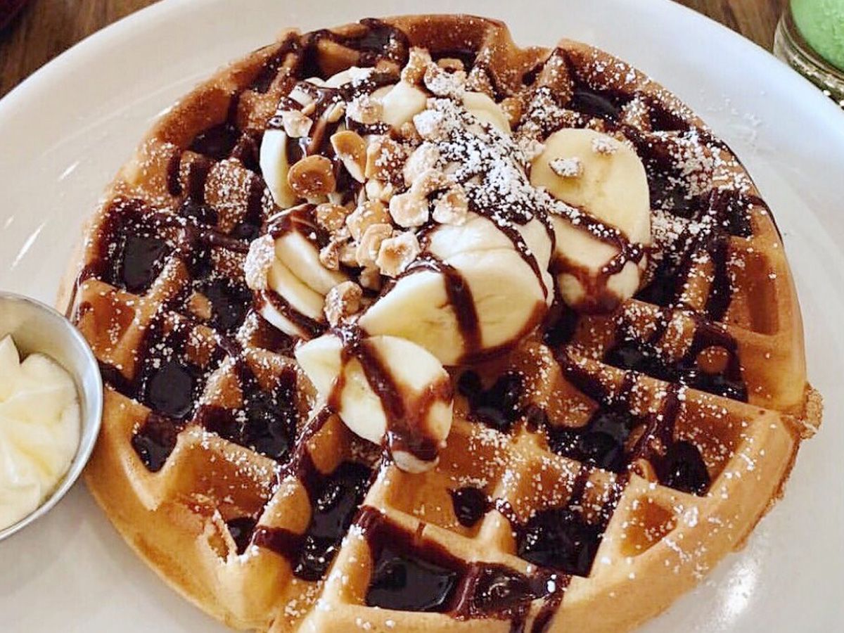 Nutella banana waffle