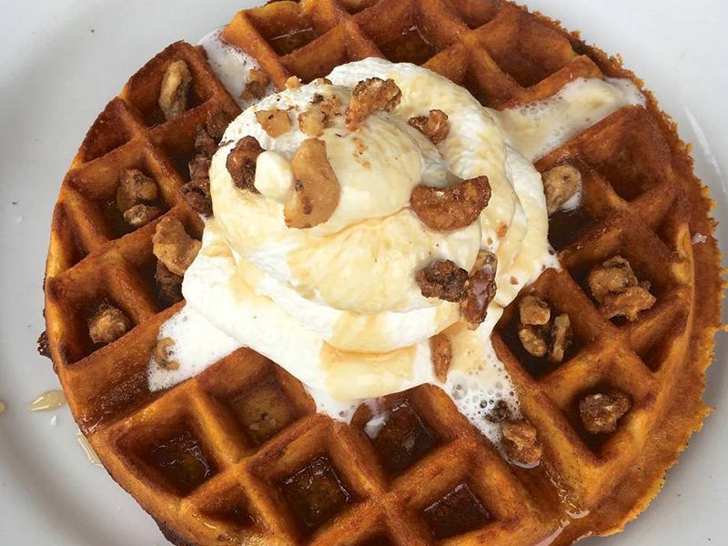 White Chocolate Waffle