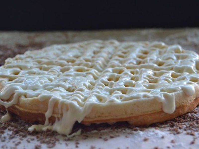 White Chocolate Waffle