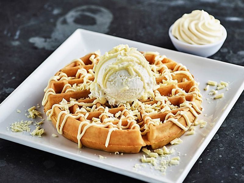 White Chocolate Waffle