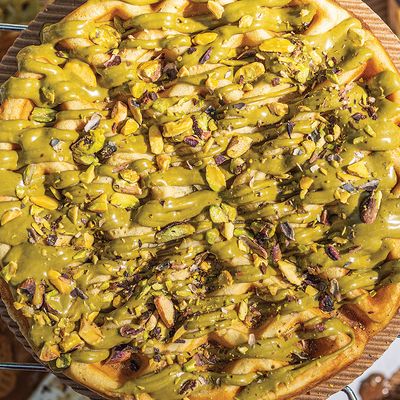 pistachio waffle
