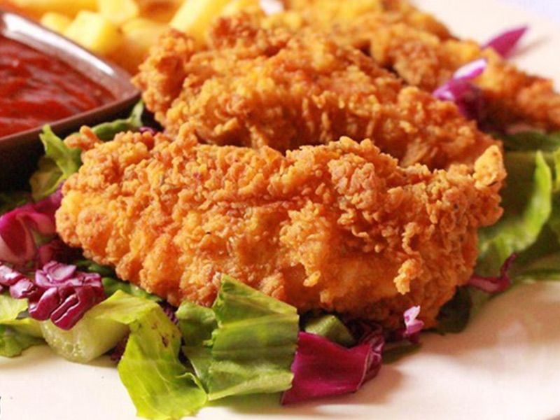 2 Pieces Of Crispy Chicken Meal