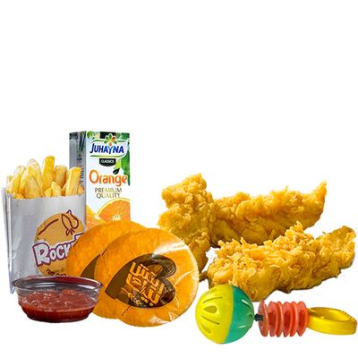 Kids Meal 2 Strips Pieces