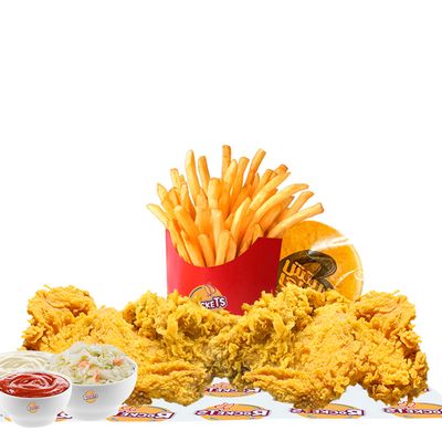 2 Piece Crispy Meal, Potatoes, Coleslaw Or Garlic Dip