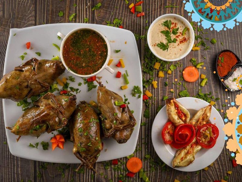 4 Stuffed Pigeon Pieces Meal