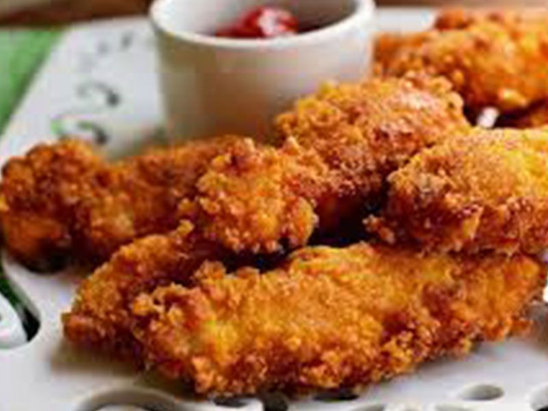 5 Crispy Chicken Strips Pieces Meal