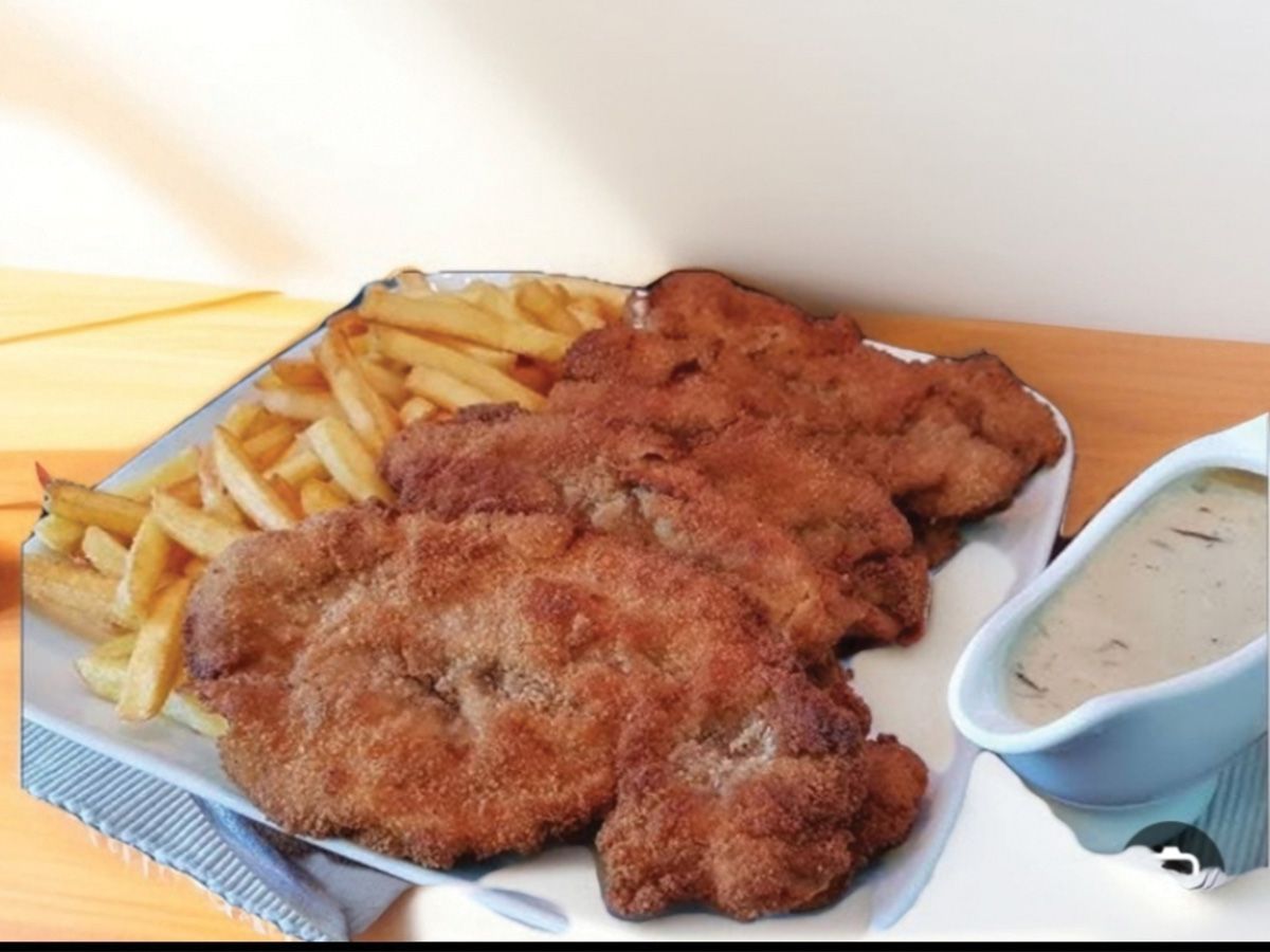 Family escalope meal