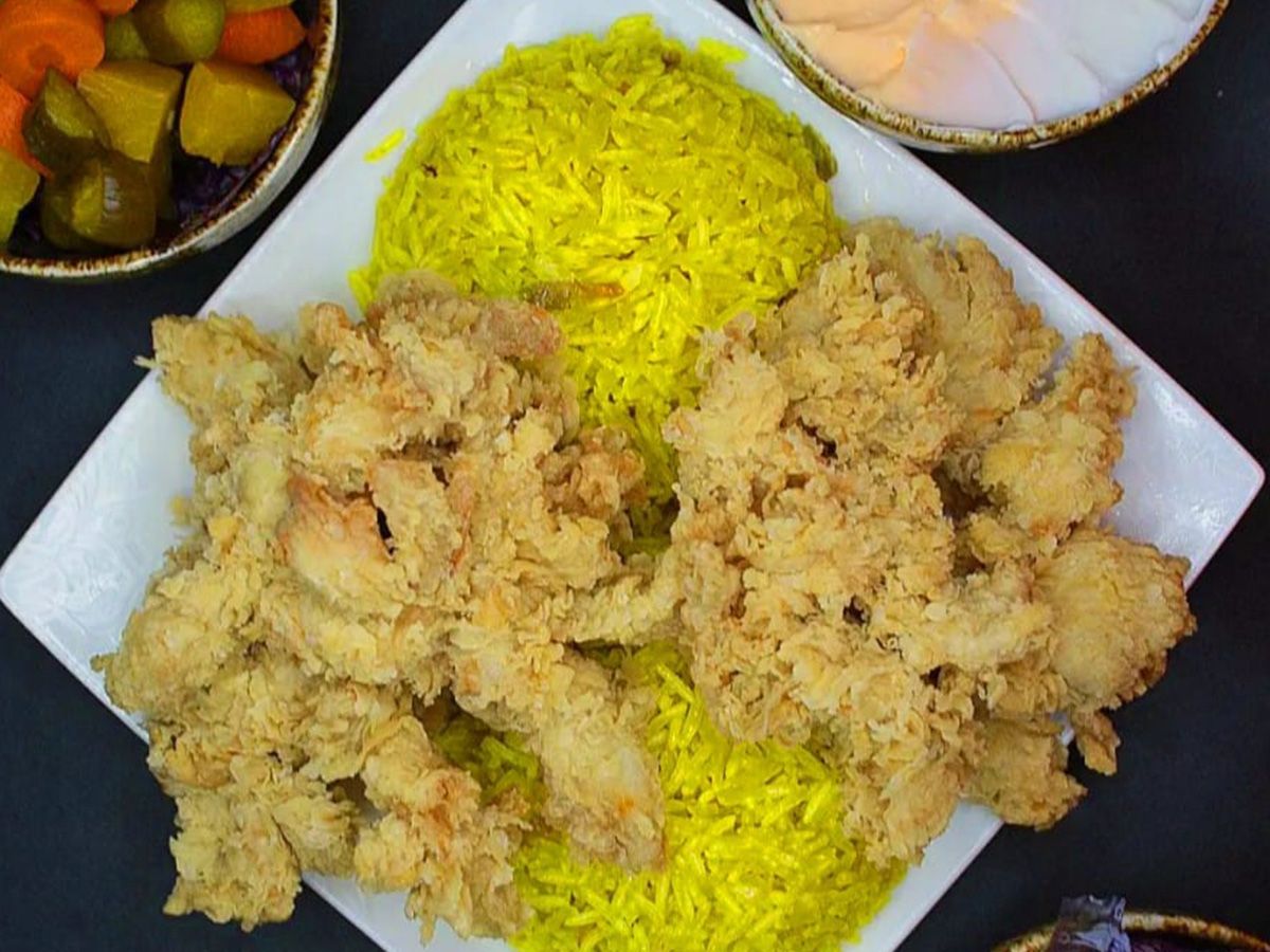 Crispy Meal With Rice