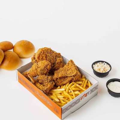 4 Pieces Broasted Meal