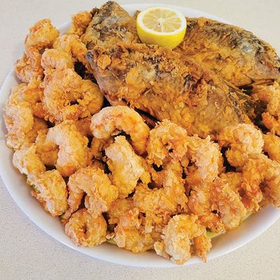 Grilled Butterfly Shrimp Meal