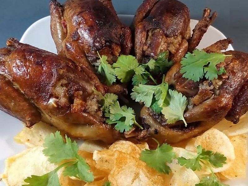 Stuffed Pigeon Meal