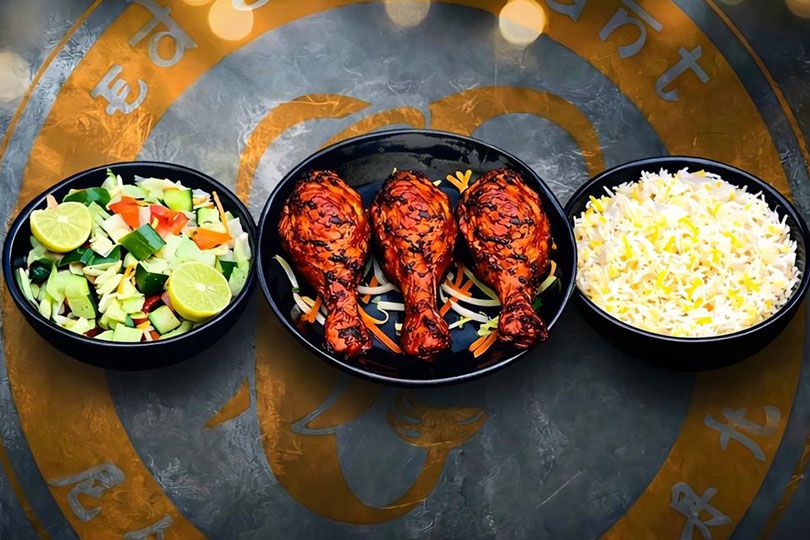 Tandoori Drumsticks Meal