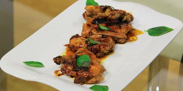 chicken with Basil and lemon meal