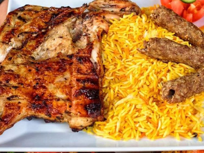 Quarter Chicken And Kofta Meal