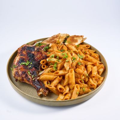 Quarter chicken thigh meal