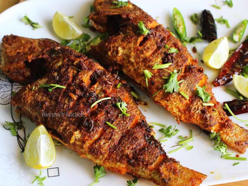 Grilled Tilapia Fish Meal