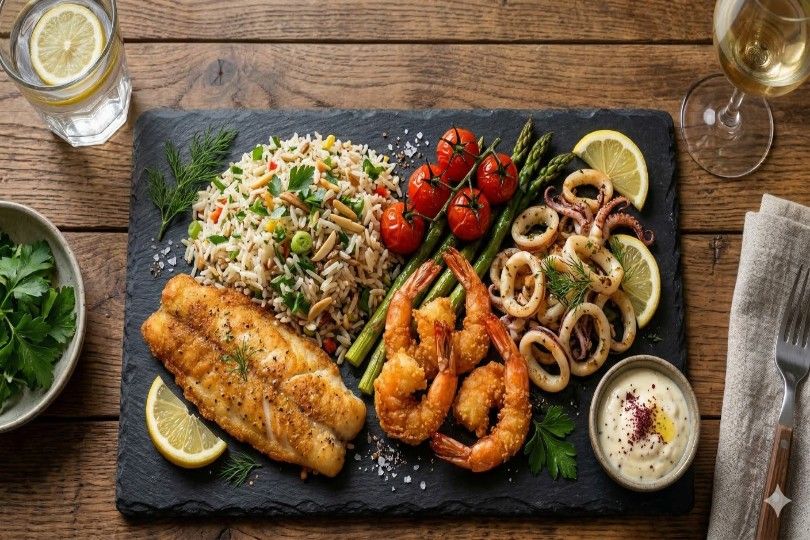 Seafood Meal (Shrimp - Calamari - Fillet)1/4 kilo