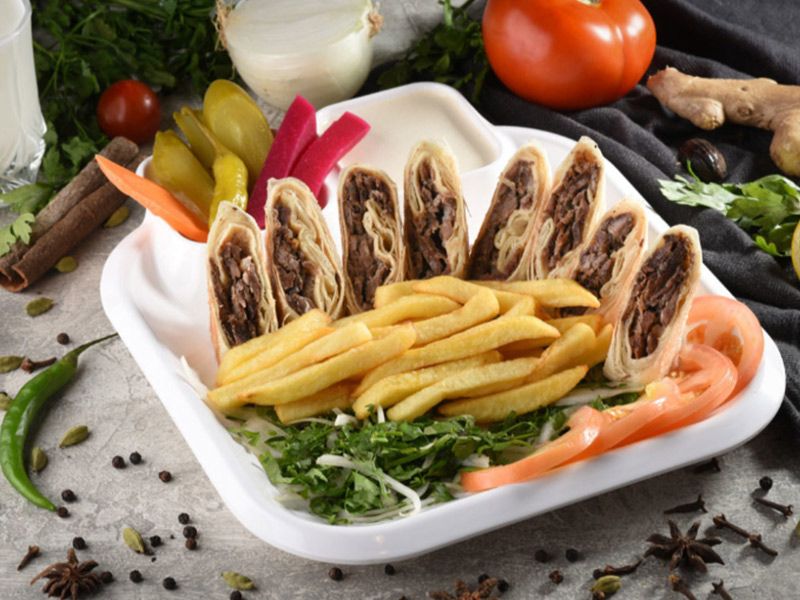 Double Arabic Shawerma Meal