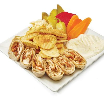 Double Arabic Chicken Shawarma Meal