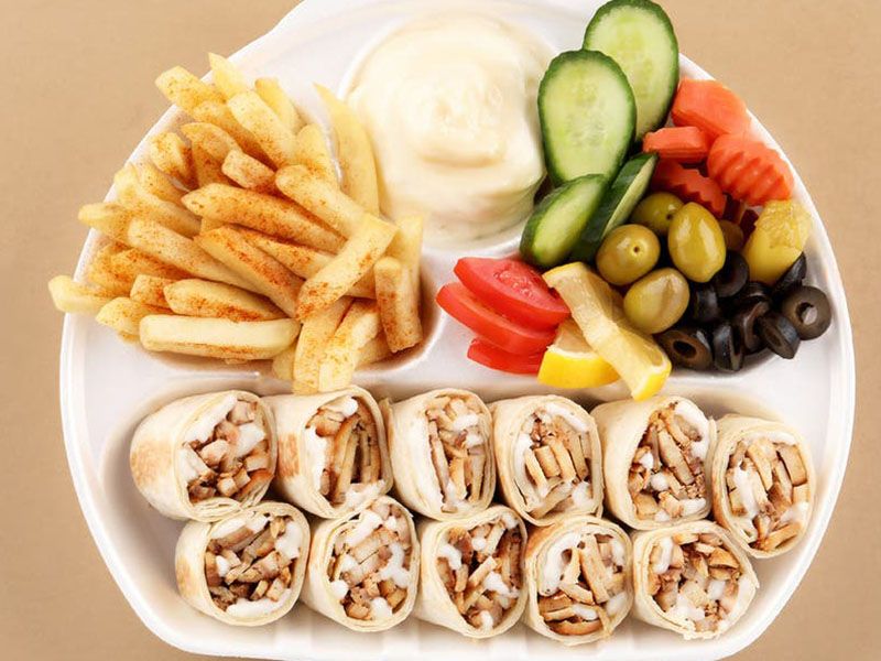 Arabian Chicken Shawerma Meal