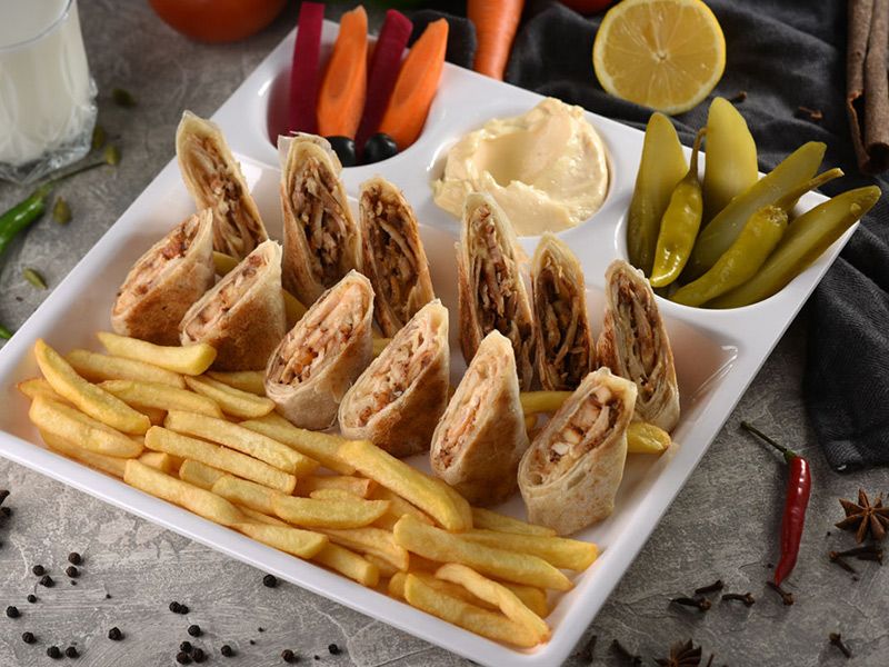 Arabic Chicken Shawarma Meal