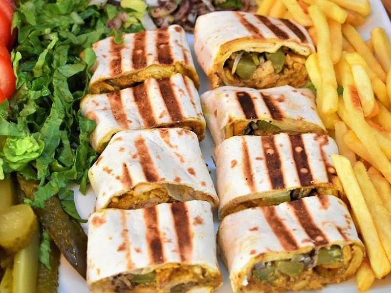 Double Arabic Chicken Shawarma Meal