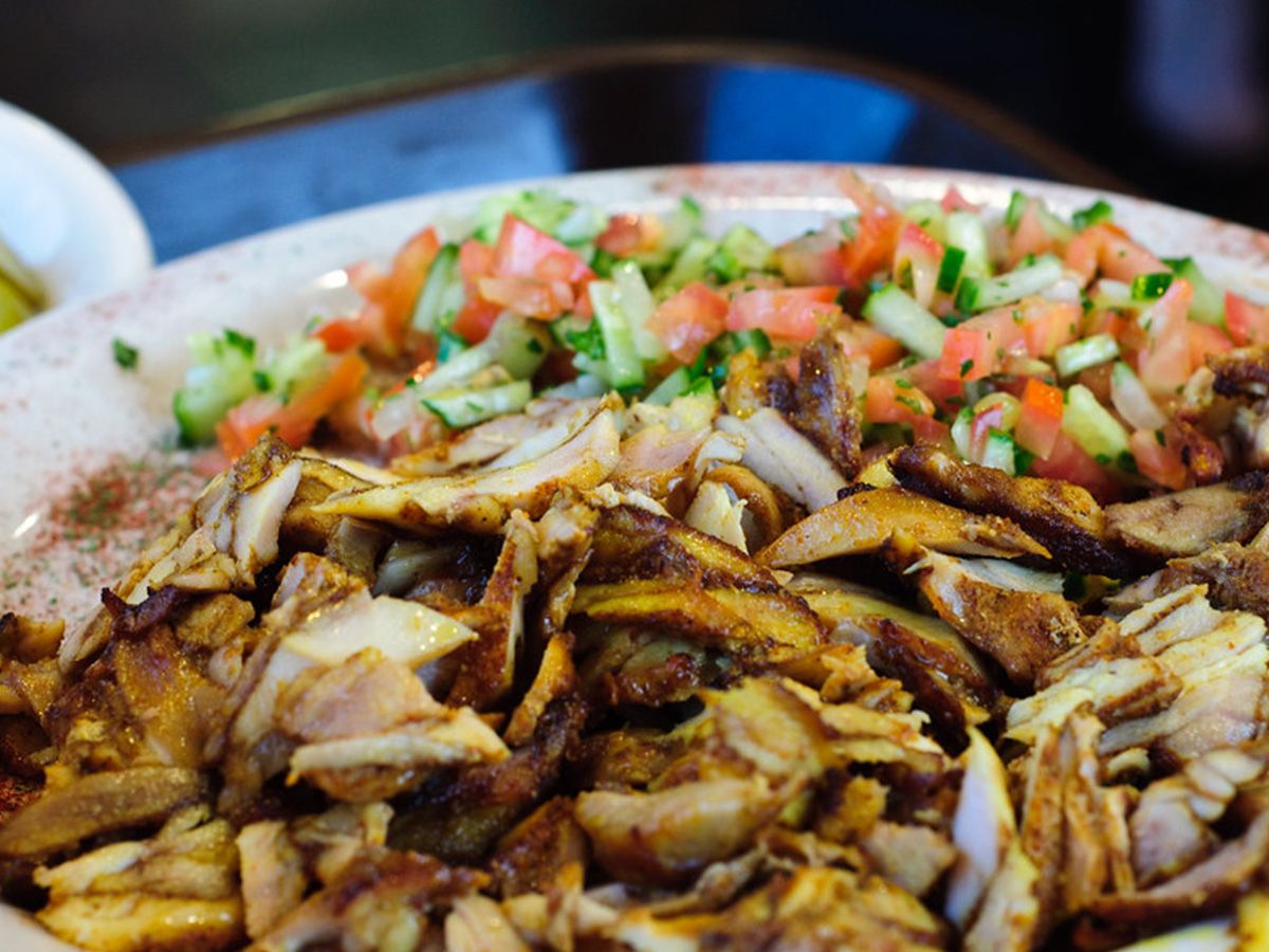 Chicken Shawarma Sliced ​​Meal 200 Gm