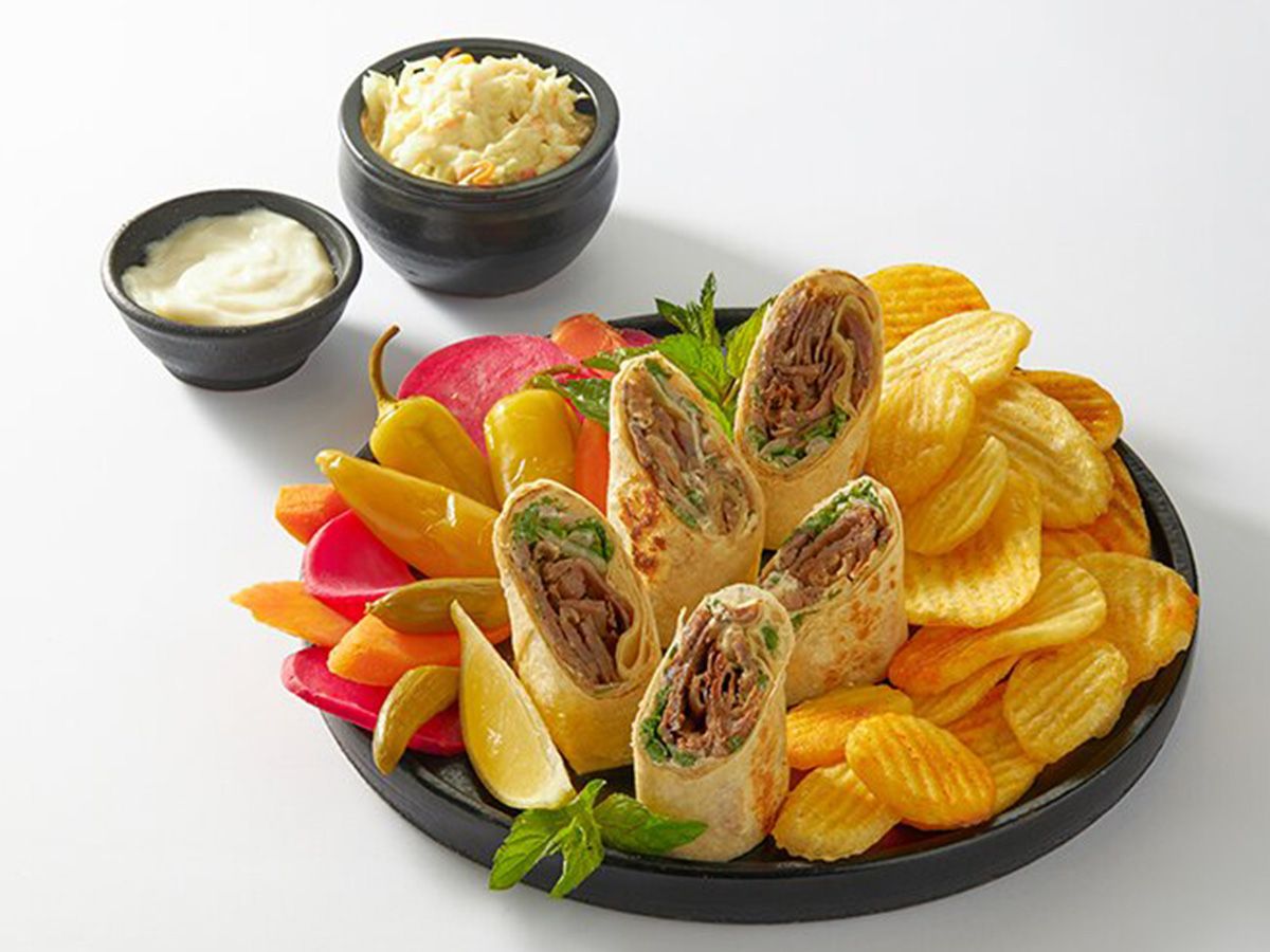 Arabic Meat Shawerma Meal