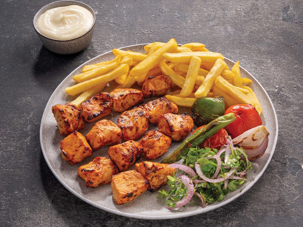 Shish Tawook meal