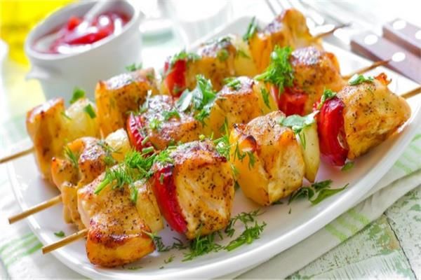 Charcoal Grilled Shish Tawook