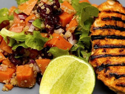 Grilled Chicken Breasts Meal