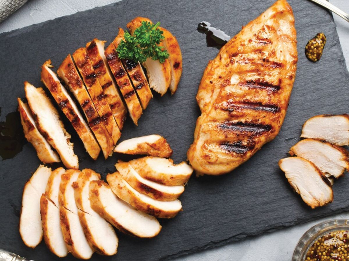 Grilled breast meal