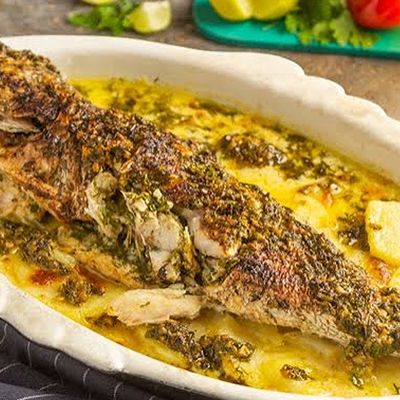 Sea Bass with Potato Tray Meal (400-500g)