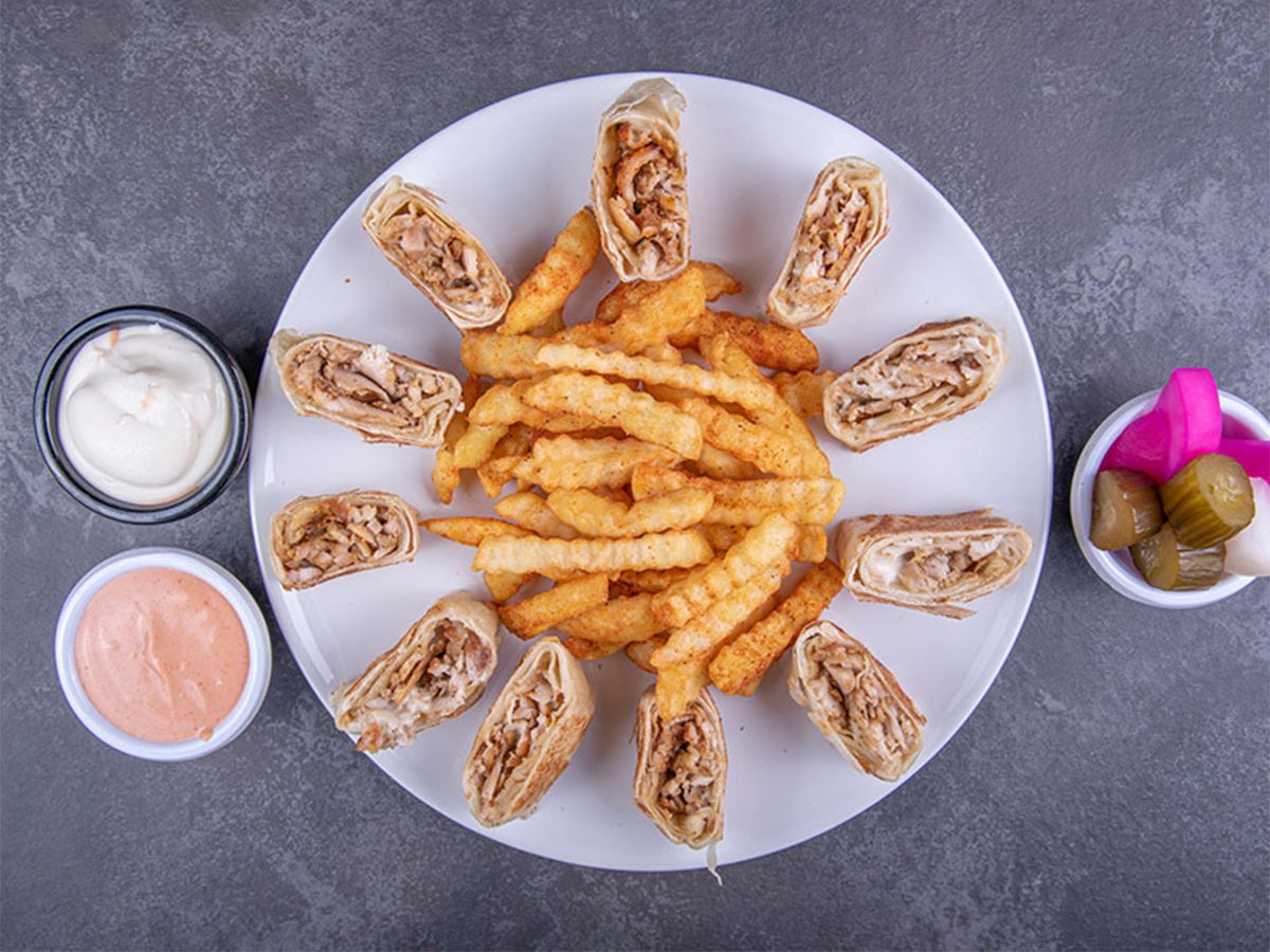 Extra Arabic shawarma meal