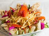 double chicken Arabic shawarma meal