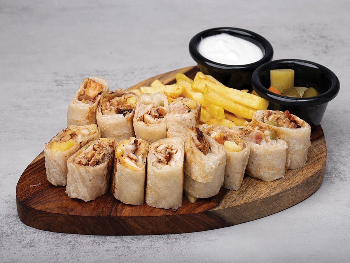 Double Chicken Arabic Shawarma Meal