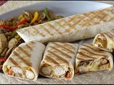 Arabic fajita meal