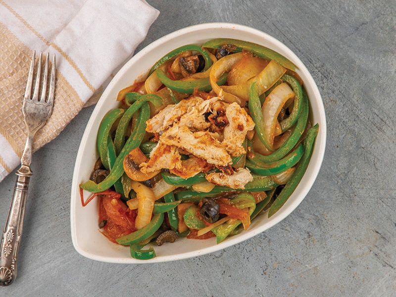 chicken fajita meal