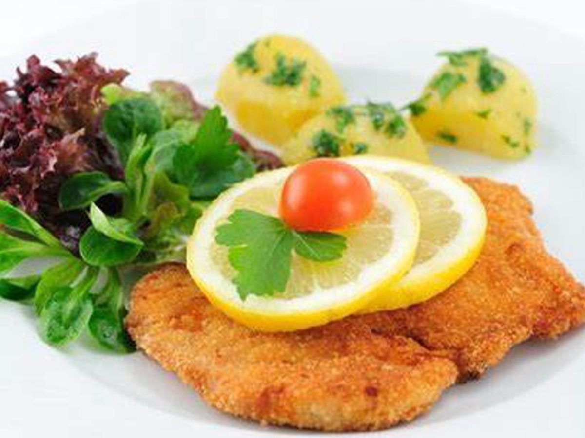 Pane chicken meal