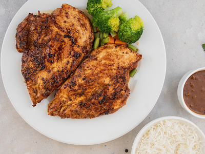 Lebanese chicken meal