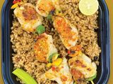 Grilled fillet meal