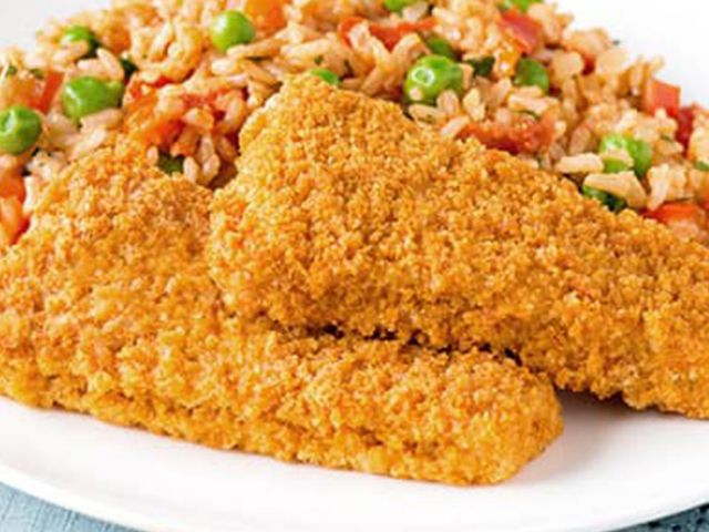 Fried or grilled fillet meal