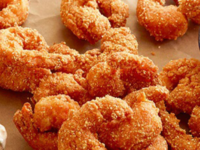 shrimp with fillet and squid meal